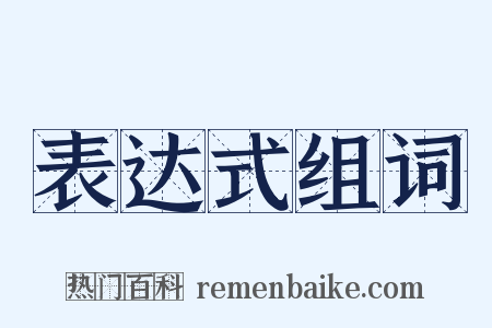 表达式组词是什么意思的图片